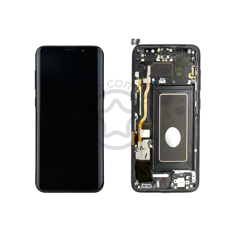 Samsung Galaxy S8 Replacement LCD Screen Service Pack Midnight Black