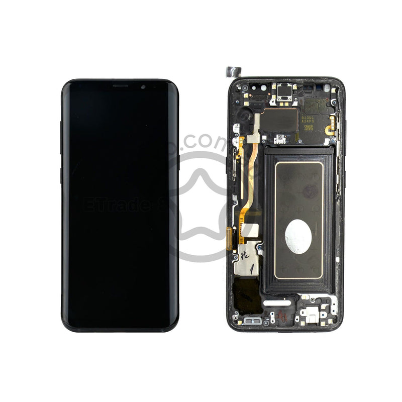 Samsung Galaxy S8 Replacement LCD Screen Service Pack Midnight Black