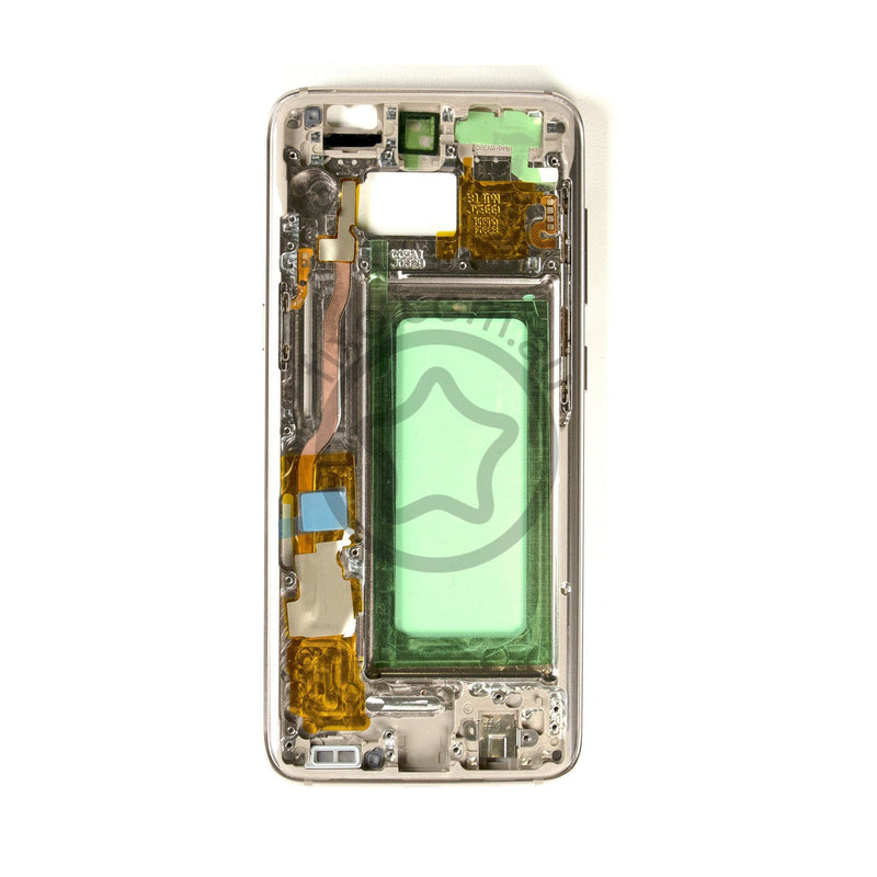 Samsung Galaxy S8 Replacement Metal Middle Frame Maple Gold