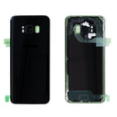 Replacement for Samsung Galaxy S8 Rear Glass Panel with Adhesive in Midnight Black