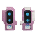 Samsung Galaxy S9 Plus Rear Camera Glass with Cover Lilac Purple