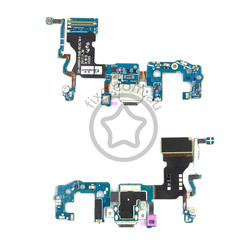 Replacement Type-C USB Charger Port Board with Microphone Flex for Samsung Galaxy S9 SM-G960