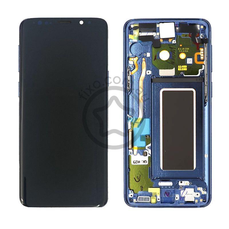 Replacement Samsung Galaxy S9 Service Pack LCD Screen in Coral Blue