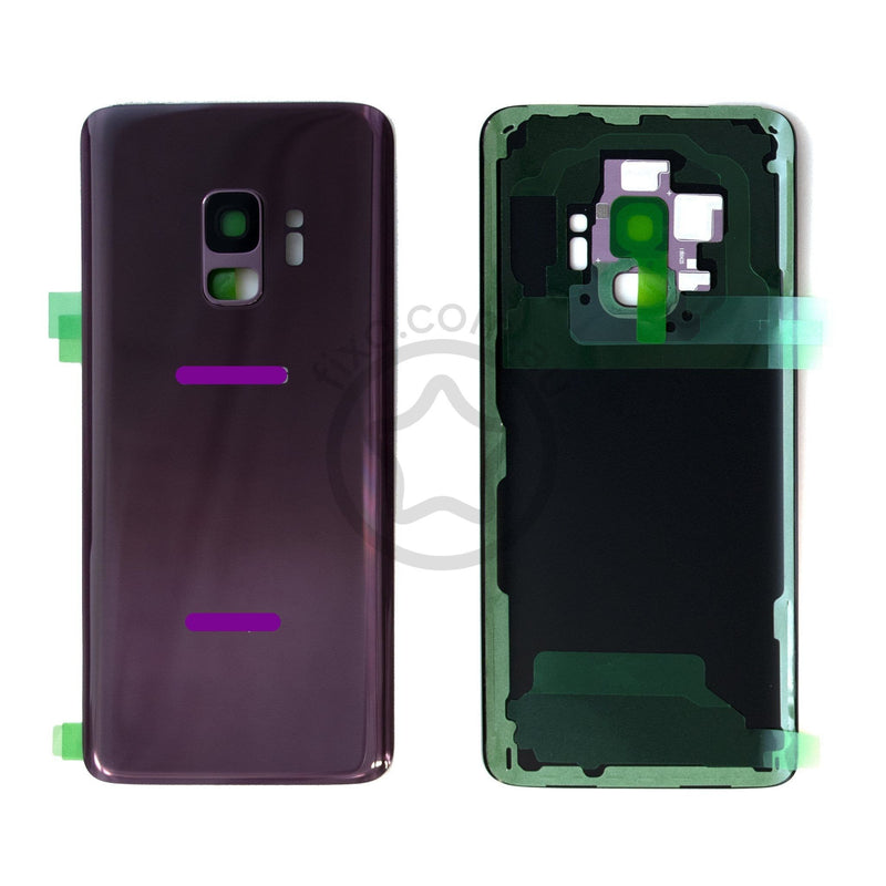 Replacement for Samsung Galaxy S9 Rear Glass Panel with Adhesive in Lilac Purple