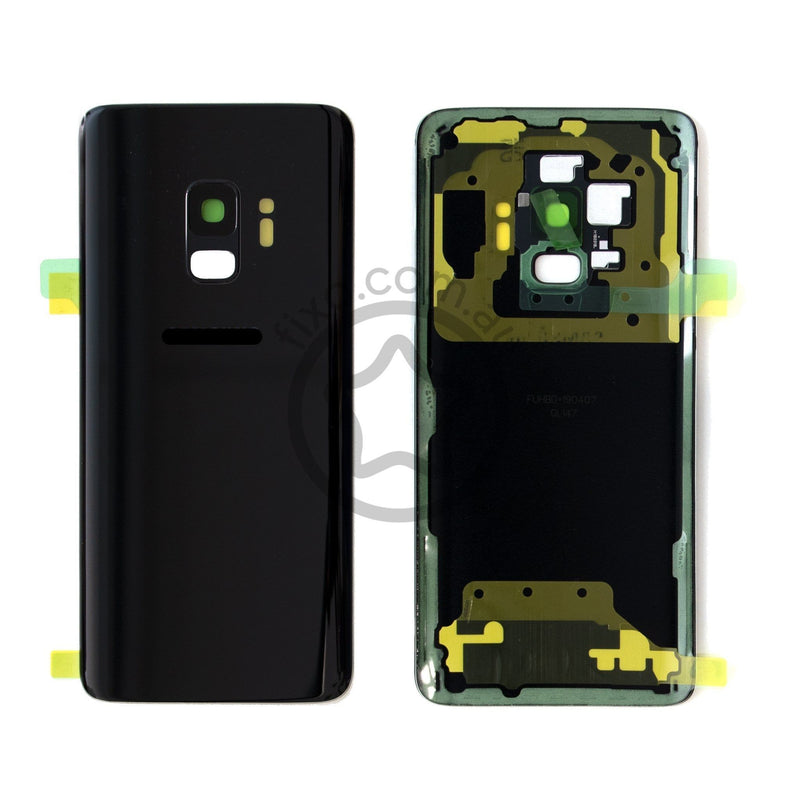 Replacement for Samsung Galaxy S9 Rear Glass Panel with Adhesive in Midnight Black