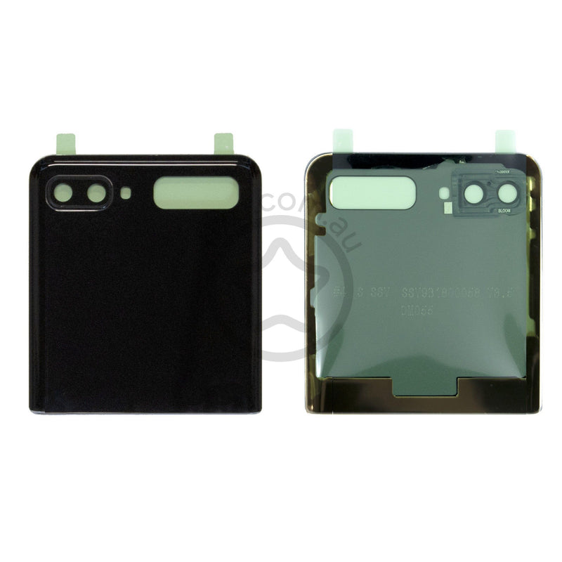 Samsung Galaxy Z Flip Replacement Rear Glass Panel Top Mirror Black