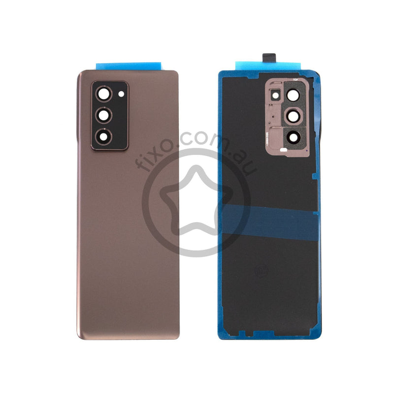 Samsung Galaxy Z Fold 2 5G Replacement Rear Glass Panel in Mystic Bronze