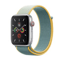 Mint Green & Yellow Nylon Apple Watch Sport Band Australia