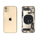 iPhone 11 Rear Glass Housing and Frame in Gold
