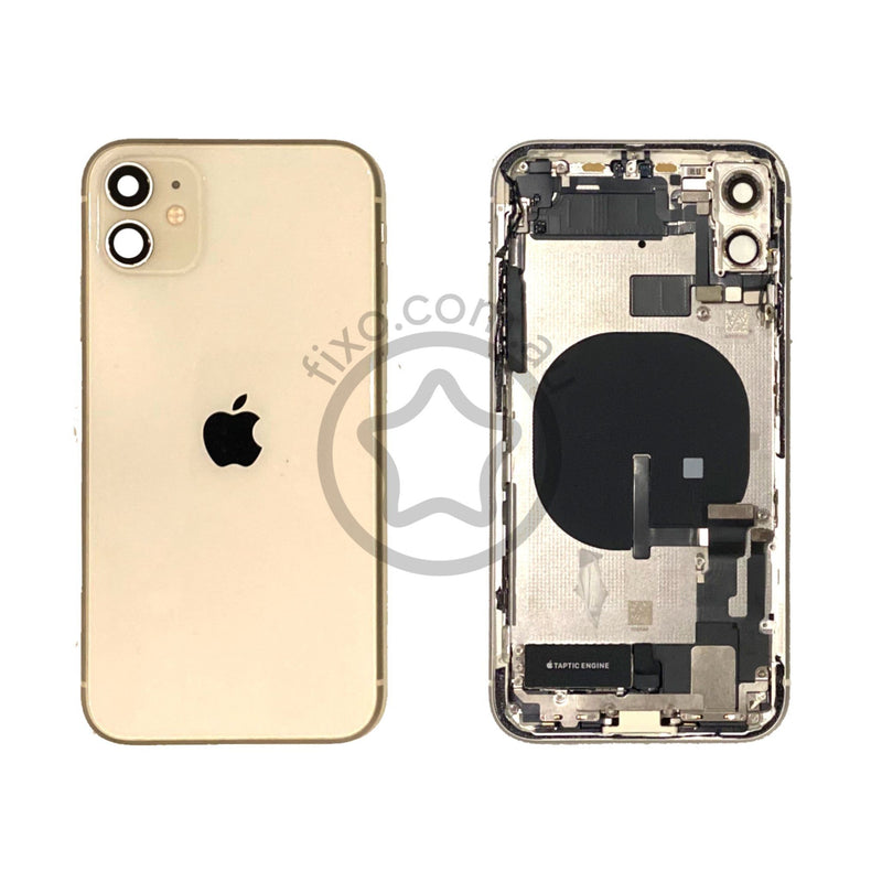 iPhone 11 Rear Glass Housing and Frame in Gold