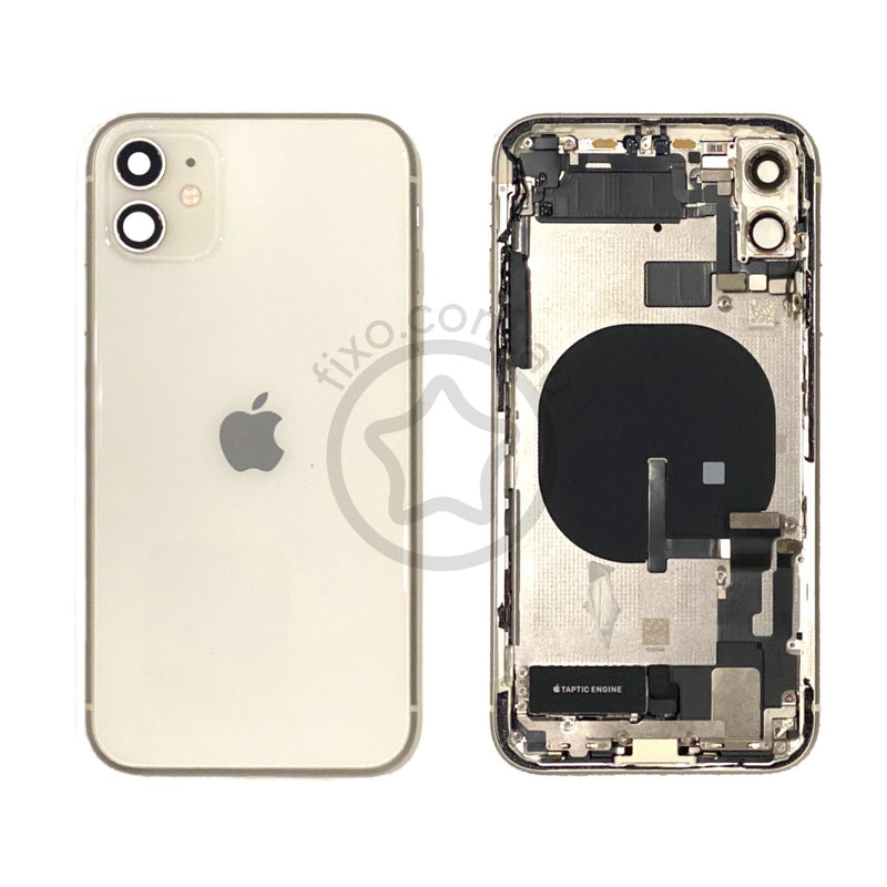 iPhone 11 Rear Glass / Metal housing in White