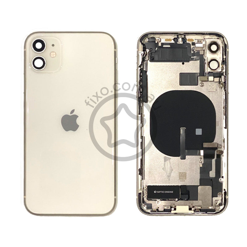 iPhone 11 Rear Glass / Metal housing in White