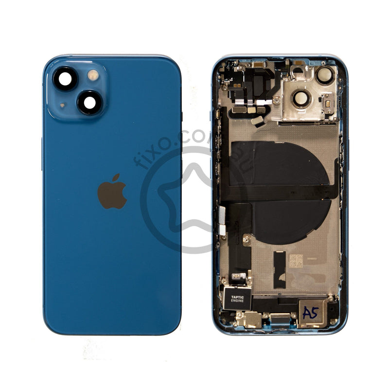 iPhone 13 Replacement Rear Glass Housing and Frame Blue