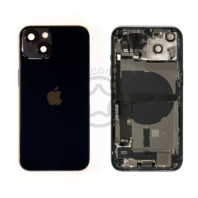 iPhone 13 Replacement Rear Glass Housing and Frame Midnight