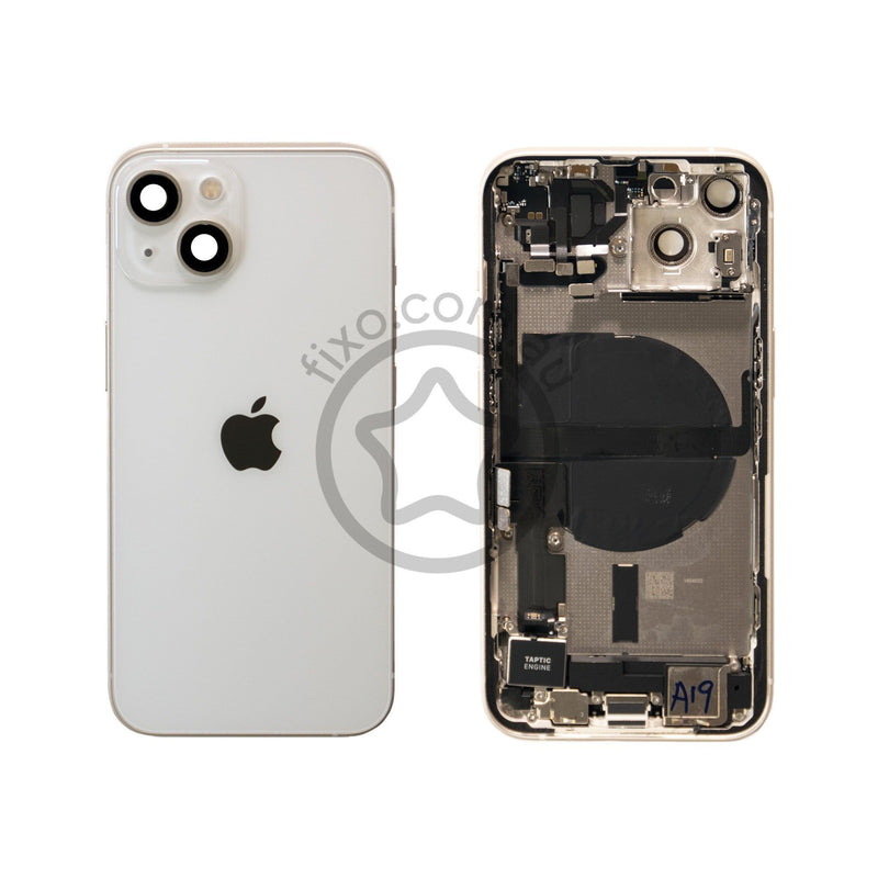 iPhone 13 Replacement Rear Glass Housing and Frame Starlight