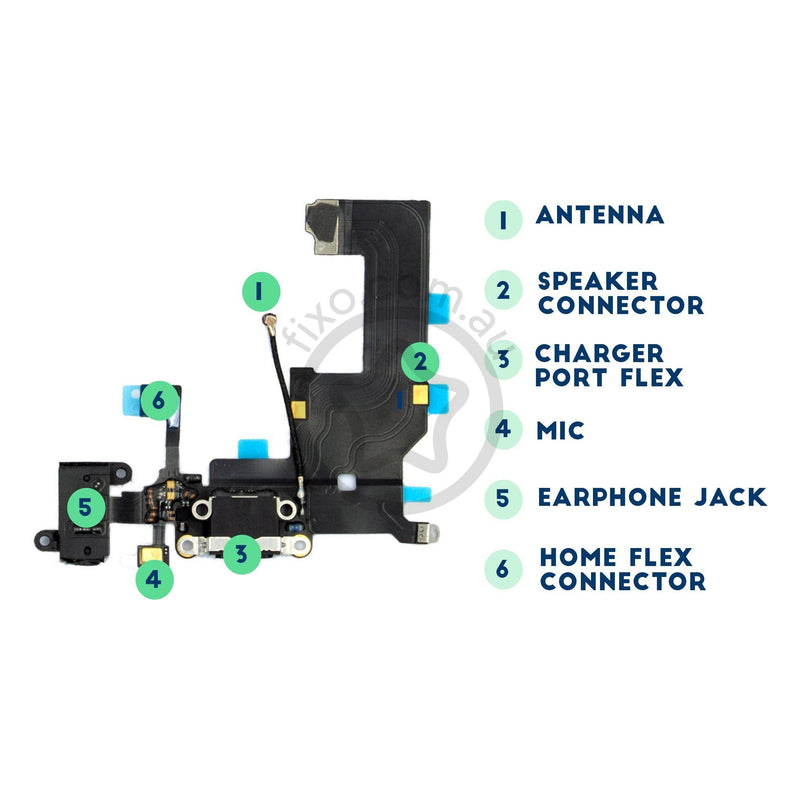 iPhone 5 Replacement Charger Port Flex Cable