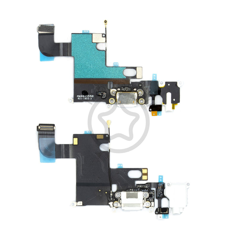 For iPhone 6 Replacement Charger Port Flex Cable in Silver