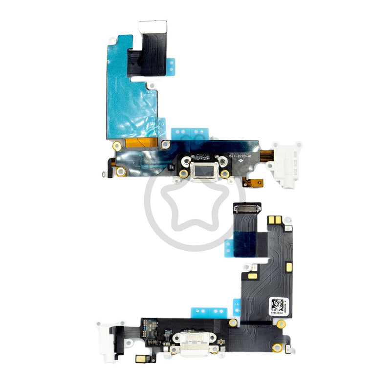 For iPhone 6 Plus Replacement Charger Port Flex Cable in Silver