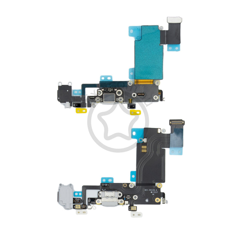 For iPhone 6S Plus Charger Port Flex Cable and AUX Headphone Jack Module in Space Grey