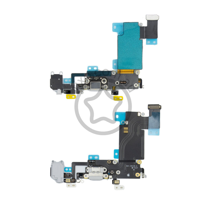 For iPhone 6S Plus Charger Port Flex Cable and AUX Headphone Jack Module in Space Grey