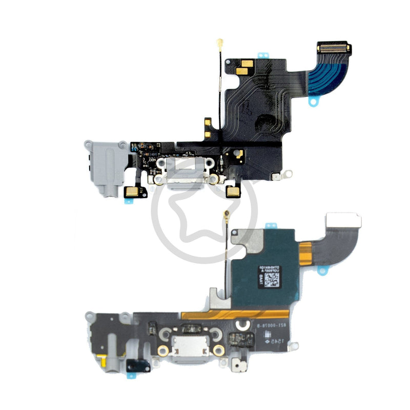 For iPhone 6S Replacement Charger Port Flex Cable and AUX Headphone Jack Module in Space Grey