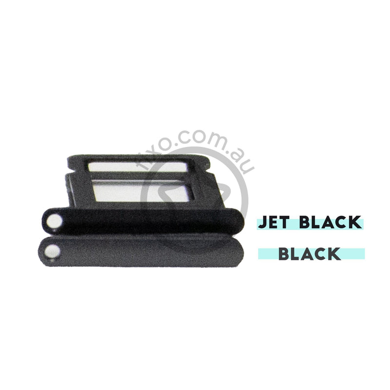 For iPhone 7 Replacement SIM Card Tray in Jet Black