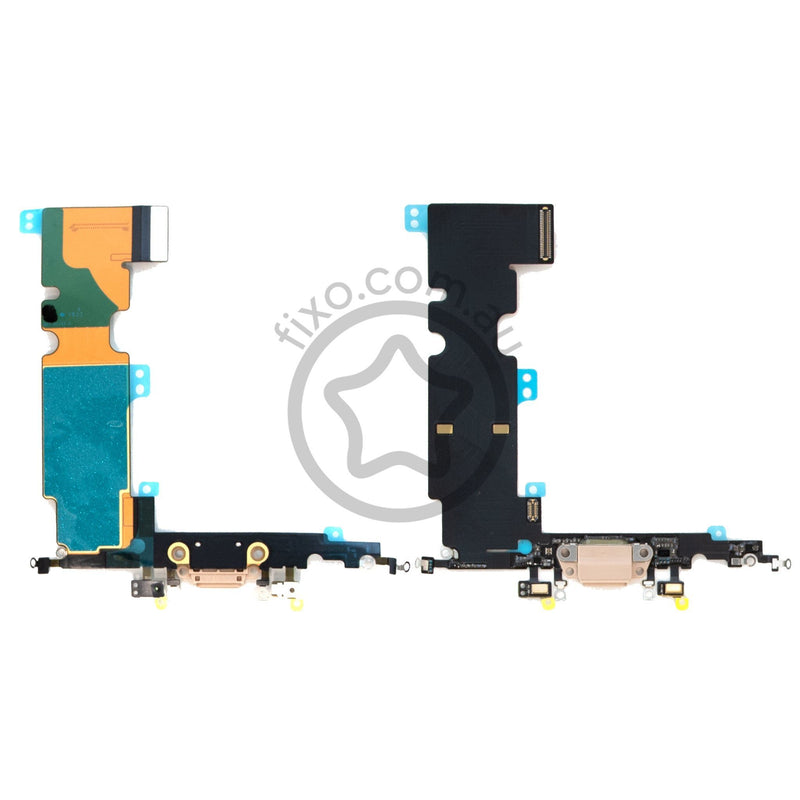For iPhone 8 Plus Charger Port Flex Cable in Gold