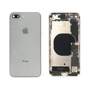 iPhone 8 Plus Rear Glass Metal Housing in Silver