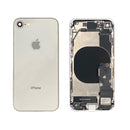 iPhone 8 Rear Glass Metal Housing Frame in Silver