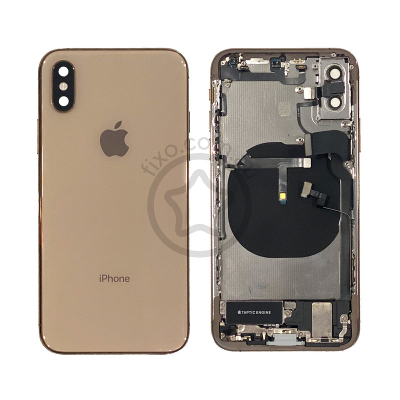  iPhone XS Rear Glass / Stainless Steel housing in Gold