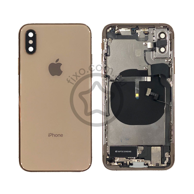  iPhone XS Rear Glass / Stainless Steel housing in Gold