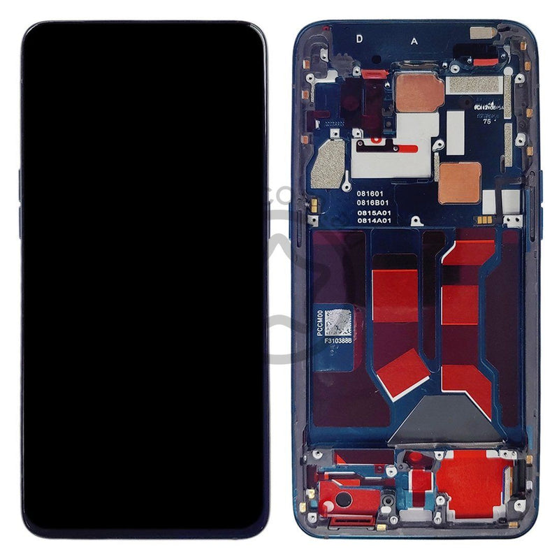 Oppo Reno 10x Zoom / 5G Replacement LCD Screen with Frame in Blue