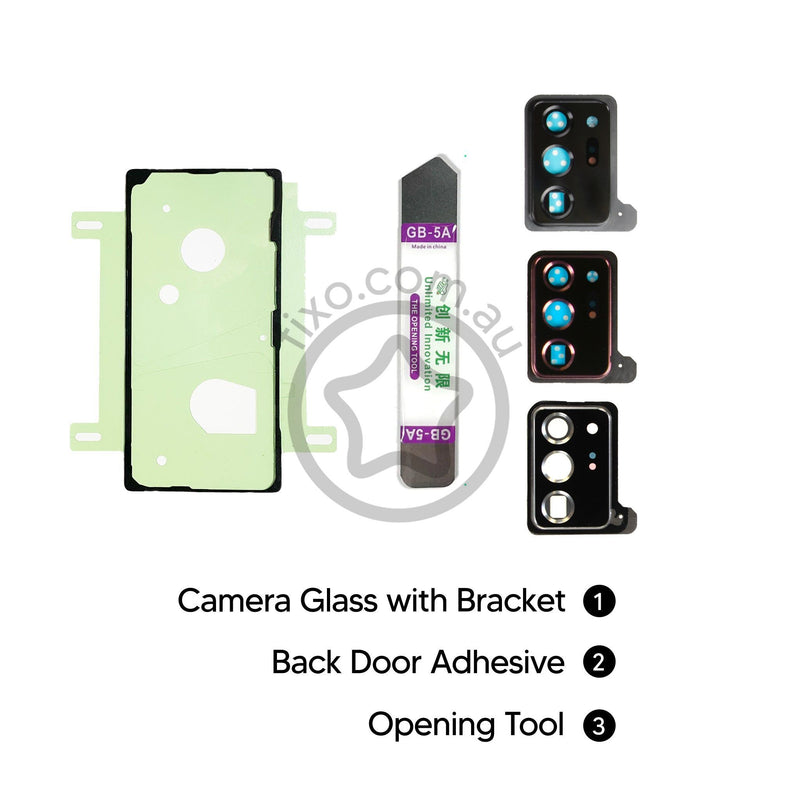 Samsung Galaxy Note 20 Ultra DIY Camera Glass & Bracket Replacement Kit