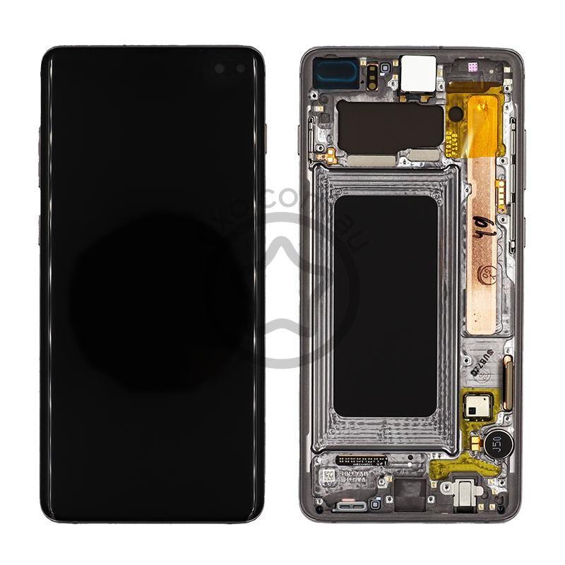 Samsung Galaxy S10 Plus Replacement LCD Screen Frame OEM Service Pack