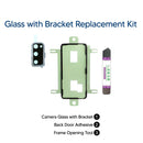 Samsung Galaxy S20 DIY Rear Camera Glass & Bracket  Replacement Kit - Cloud Blue